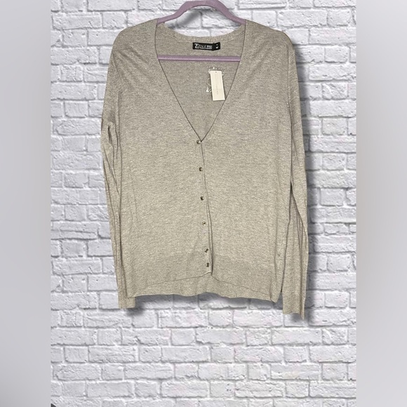 New York & Company Cardigan w/ Jewel Buttons - Picture 1 of 4